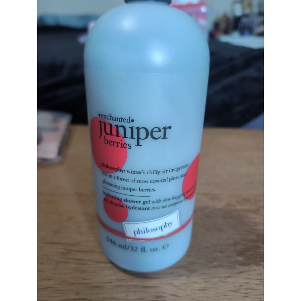 Philosophy Enchanted Juniper Berries Scent Shower Gel Shampoo &Bubble Bath 32 oz